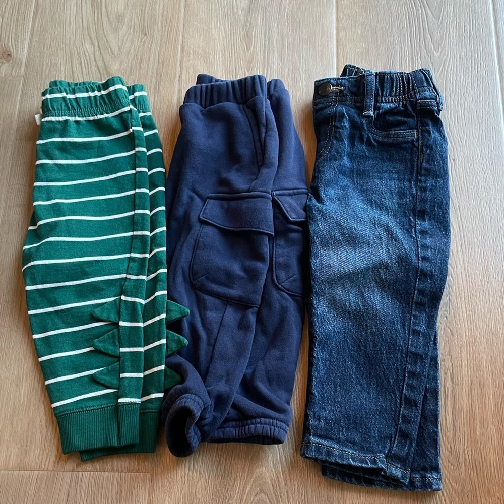 Lot of 12-18M Boy Pants